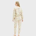 Christmas Sweat Set Beige Women's