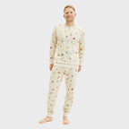 Christmas sweatshirt set beige Men