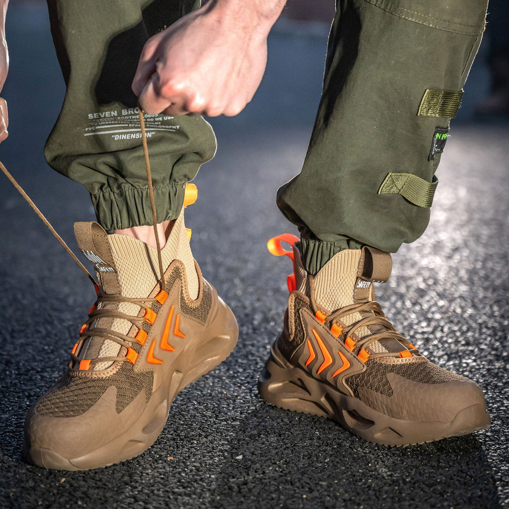 Breathable Woven Anti-Smashing Safety Shoes