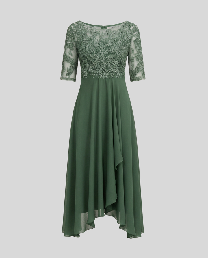 Airy Elegant Midi Dress