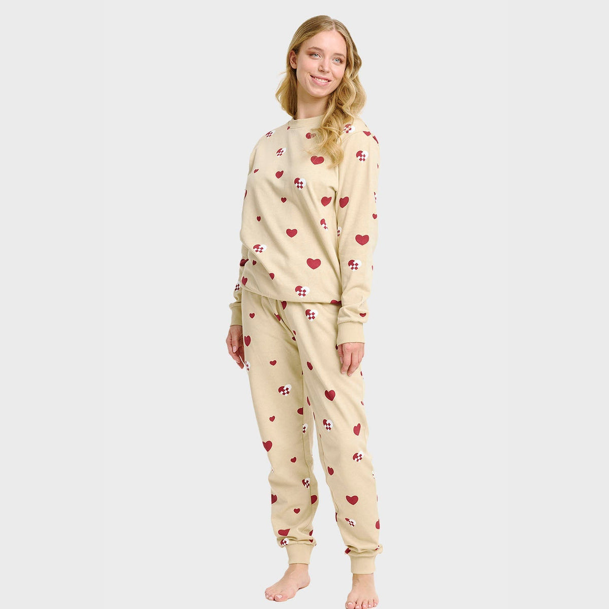 Christmas Heart Sweatset Women