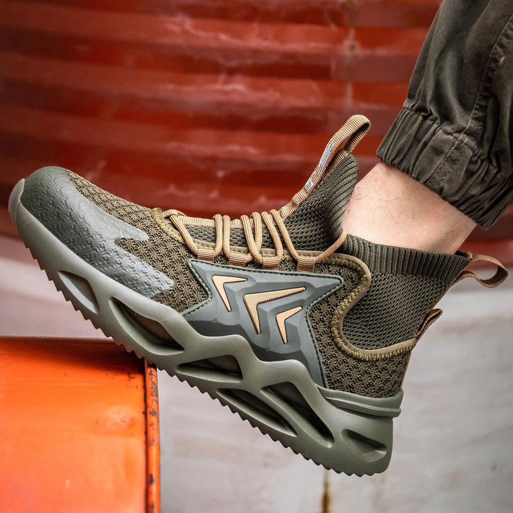 Breathable Woven Anti-Smashing Safety Shoes