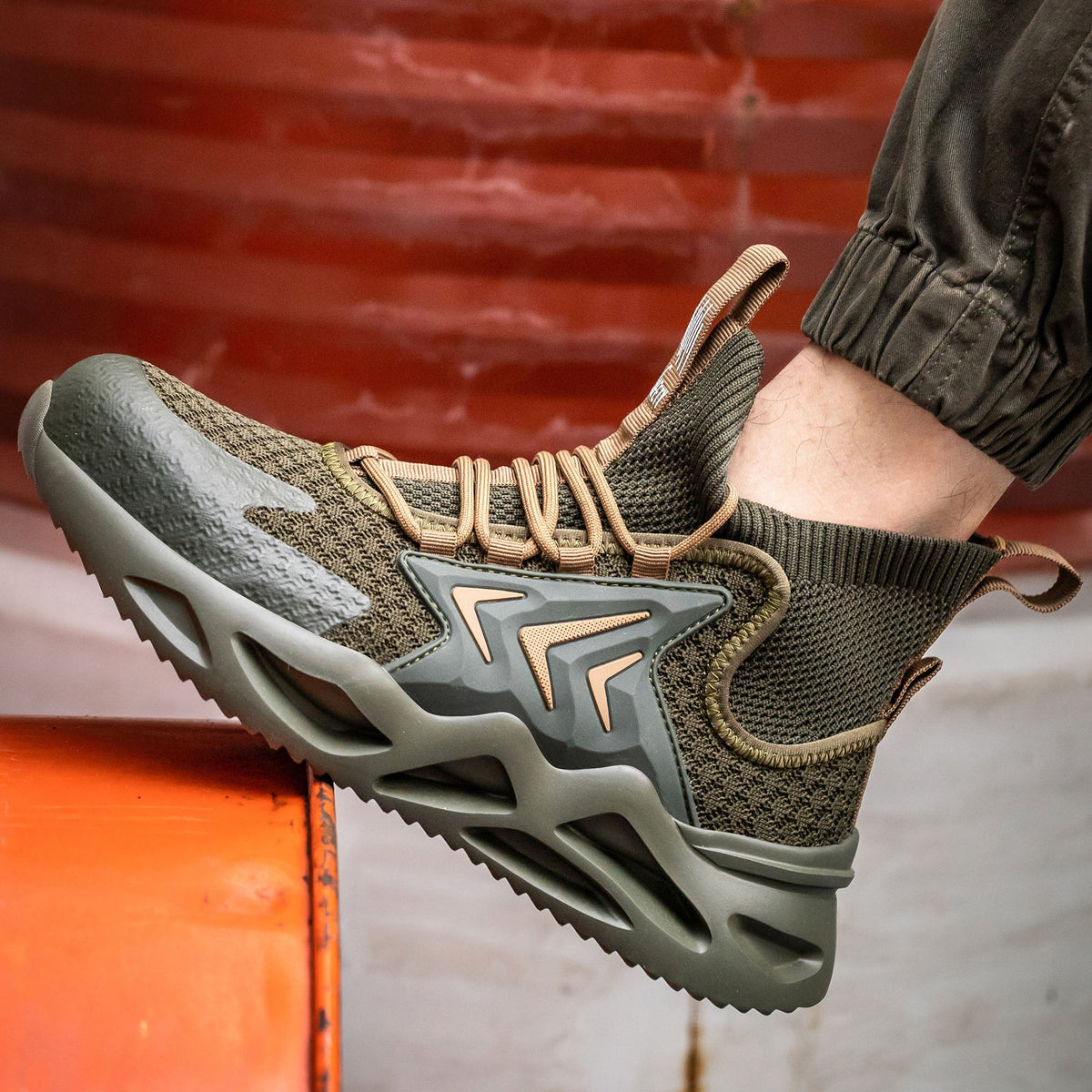 Breathable Woven Anti-Smashing Safety Shoes