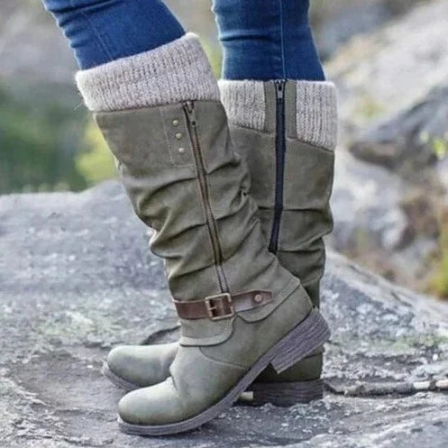 Comfortable Non-Slip Zipper Boots