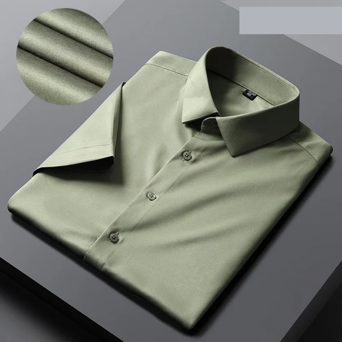 Business Style Wrinkle-Free Short-Sleeve Shirt