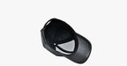 Black Leather Adjustable Baseball Cap | Kalsten