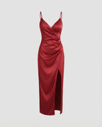 Women's Maxi Dress with Deep Slit