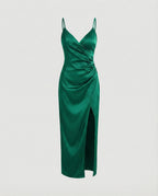 Women's Maxi Dress with Deep Slit
