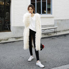 Women's Fluffy Throw-Over Coat