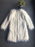 Women's Fluffy Throw-Over Coat