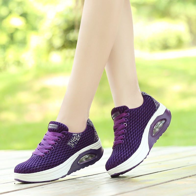 Women's Breathable Sports Sneakers with Air-Cushion System