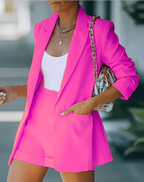 Blazer and Shorts Set
