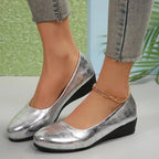 Breathable Leather Shoes with Non-Slip Sole
