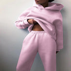 Partial Tracksuit Oversized Tracksuit with Hood and Sweatpants