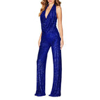 Elegant Women's Glitter Jumpsuit