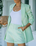 Blazer and Shorts Set