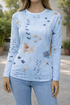 Women's Floral Print Sweatshirt