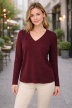 Amara Vintage V-Neck Sweater