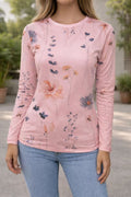 Women's Floral Print Sweatshirt