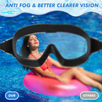 Swim goggles 3-piece set for adults & children