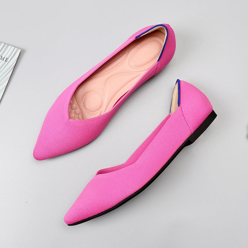 Beige Ballet Flats