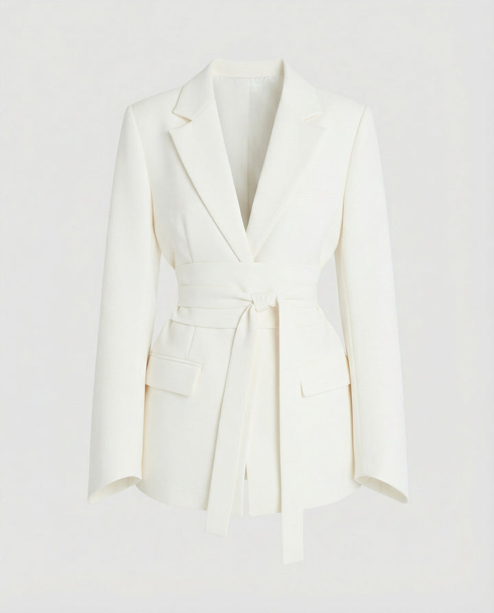 Tailored Belt Blazer Women