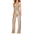 Elegant Women's Glitter Jumpsuit