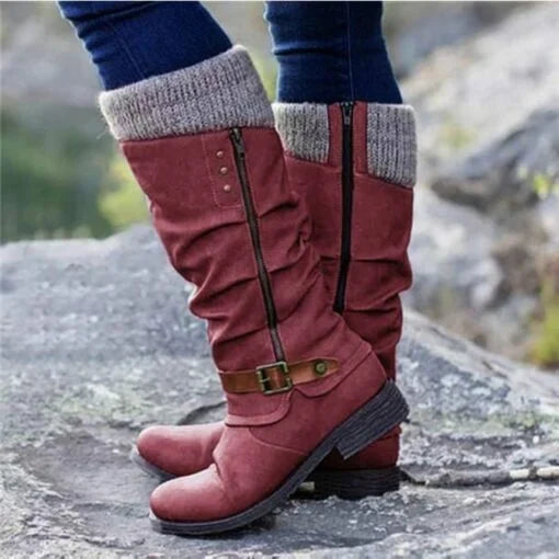 Comfortable Non-Slip Zipper Boots
