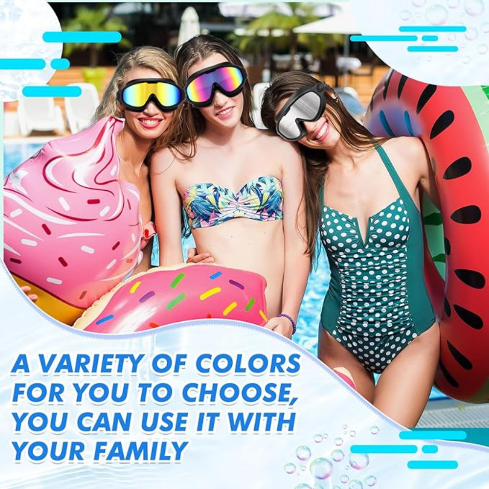 Swim goggles 3-piece set for adults & children