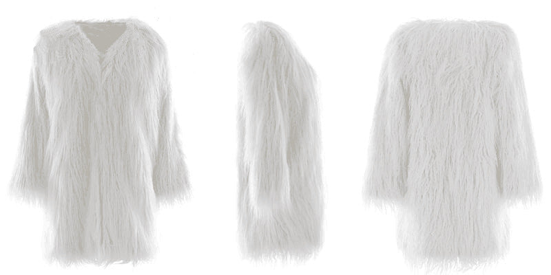 Women's Cozy Long Faux Fur Coat