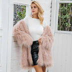 Women's Cozy Long Faux Fur Coat