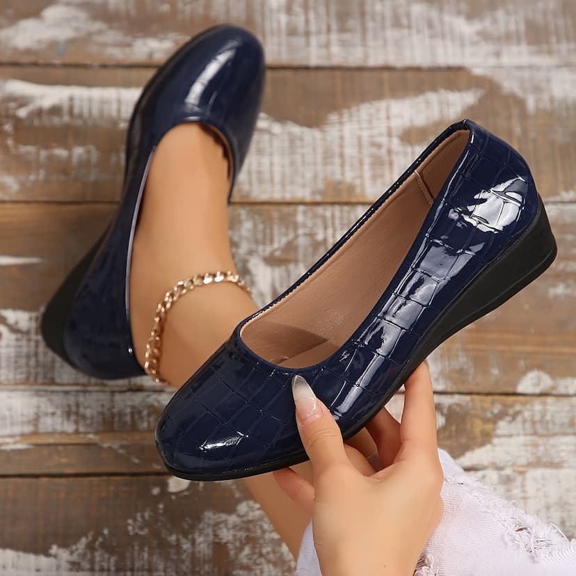 Breathable Leather Shoes with Non-Slip Sole