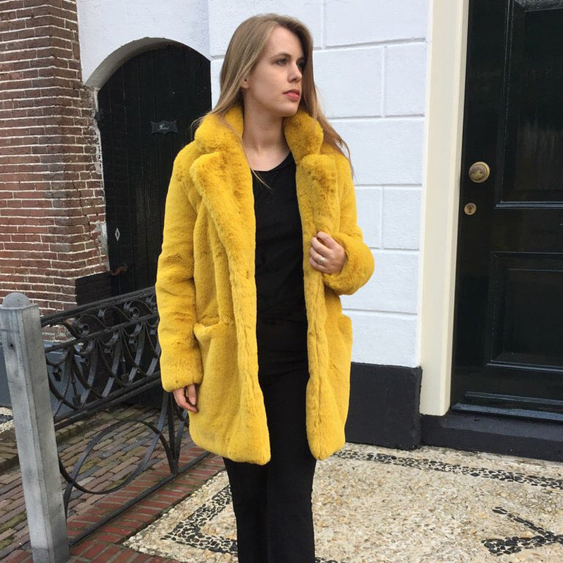 Women's Luxurious Fleece Coat