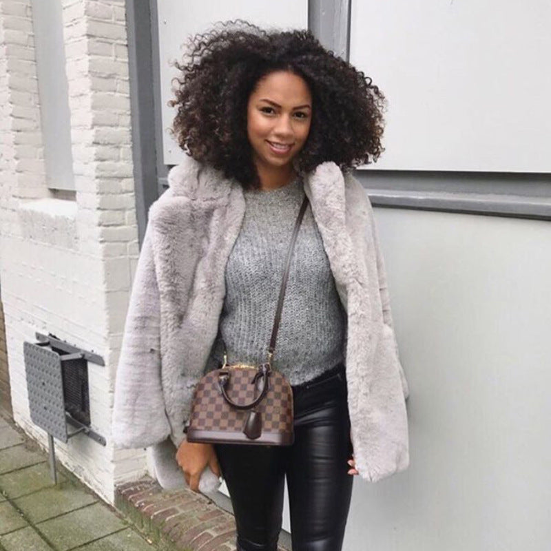 Women's Luxurious Fleece Coat