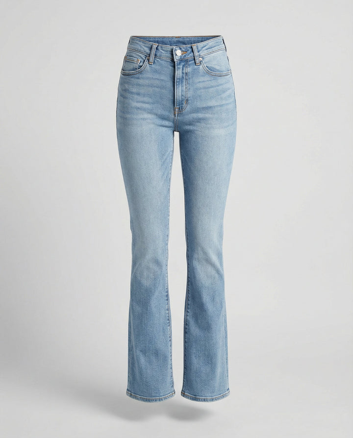 Shaping belly control women's jeans