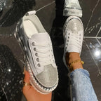 Comfortable Orthopedic Sequin Sneakers
