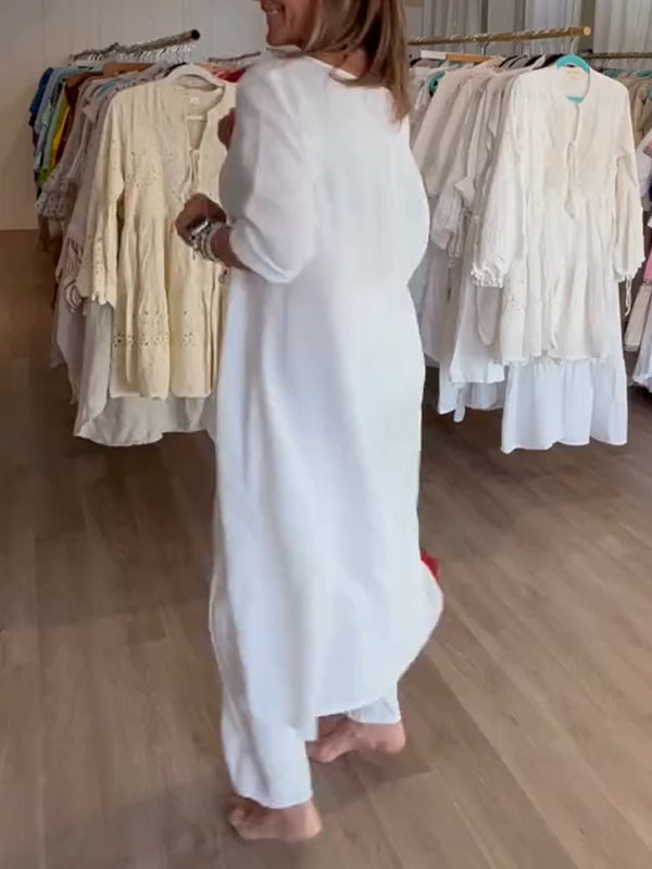 Casual Linen Suit for Women