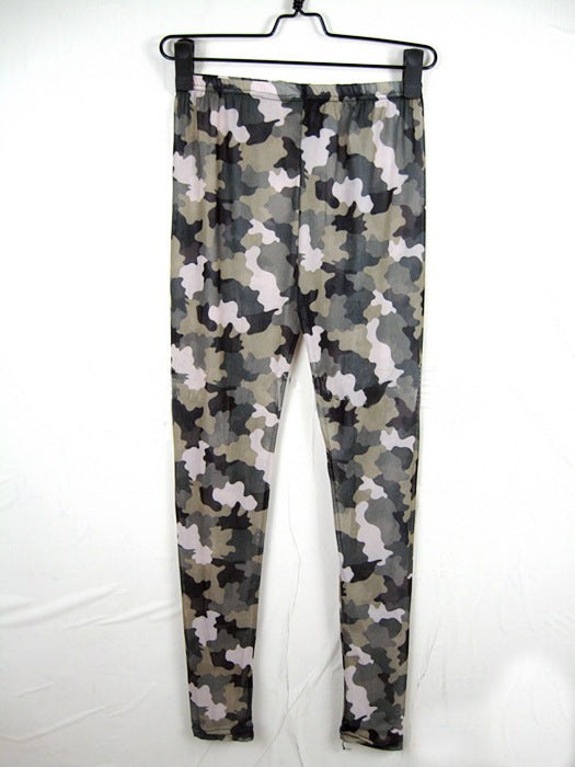 Women's Camouflage High-Waist Leggings