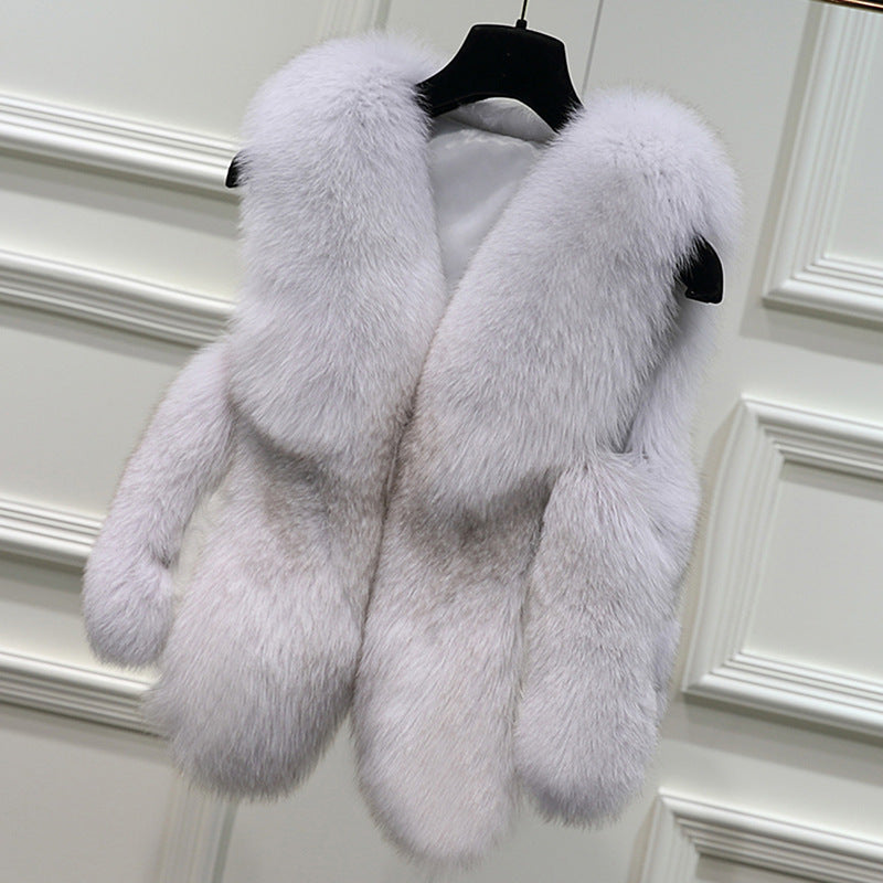 Women's Elegant Faux Fur Vest