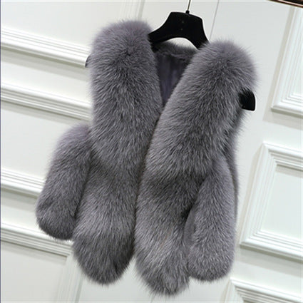Women's Elegant Faux Fur Vest