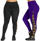 Women's Functional Sports Leggings with Lace Details