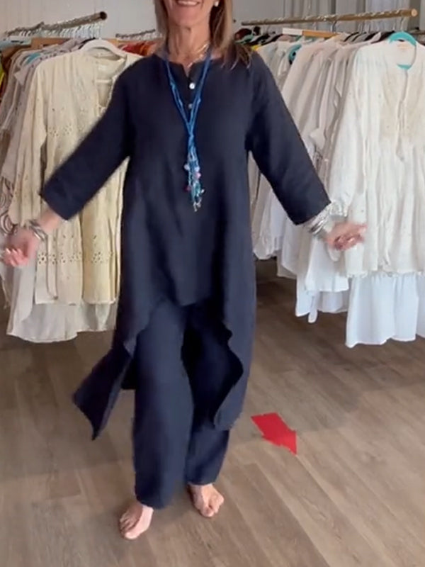 Casual Linen Suit for Women