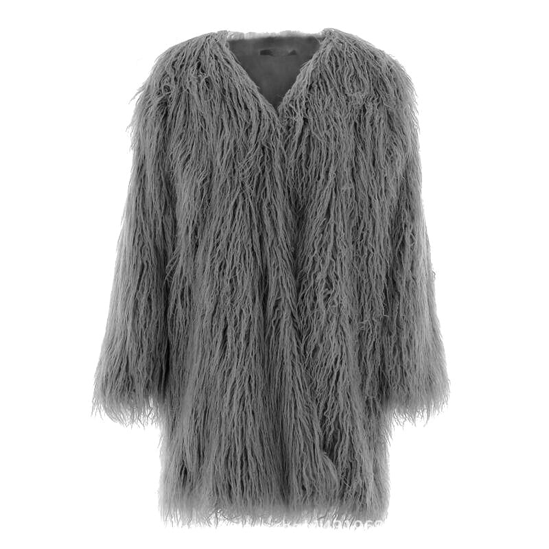 Women's Cozy Long Faux Fur Coat