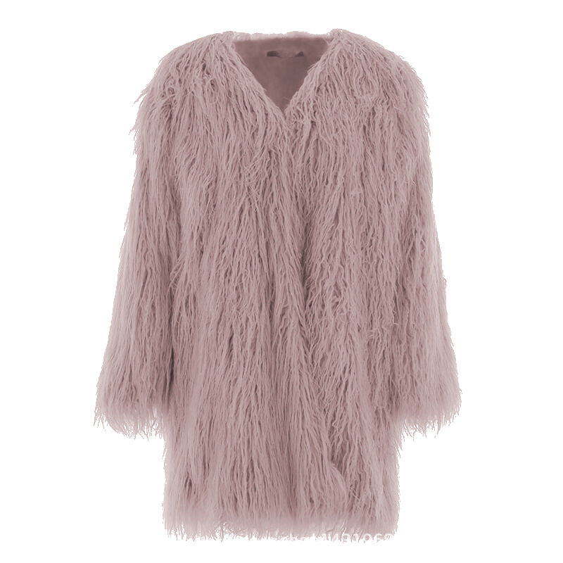 Women's Cozy Long Faux Fur Coat