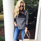 Women's Comfortable Hoodie with Stand-Up Collar