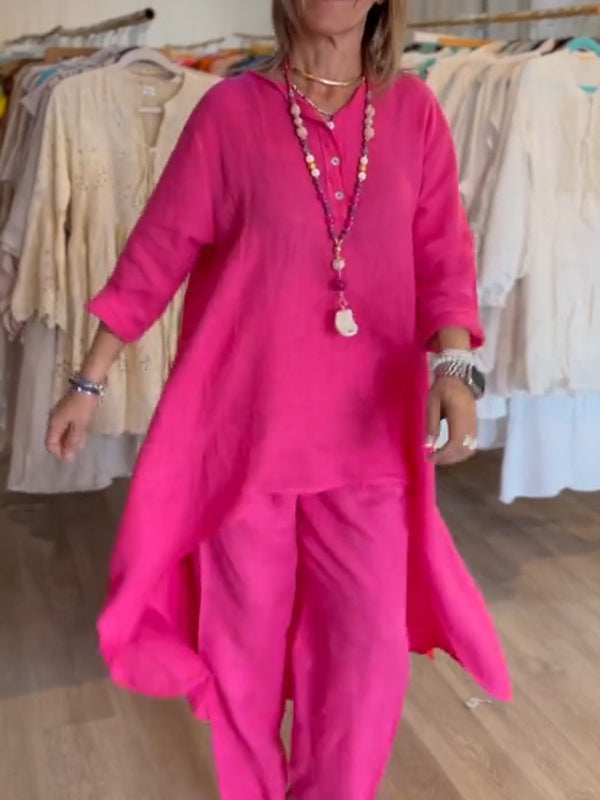 Casual Linen Suit for Women