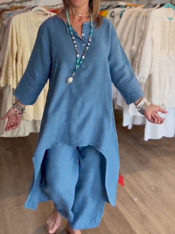 Casual Linen Suit for Women