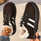 Comfortable Cotton Sneakers with Warm Lining