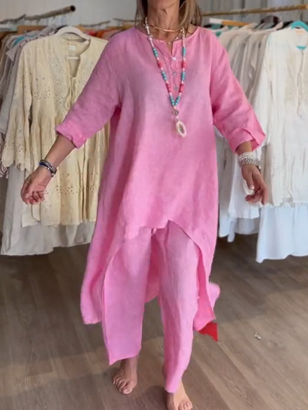 Casual Linen Suit for Women