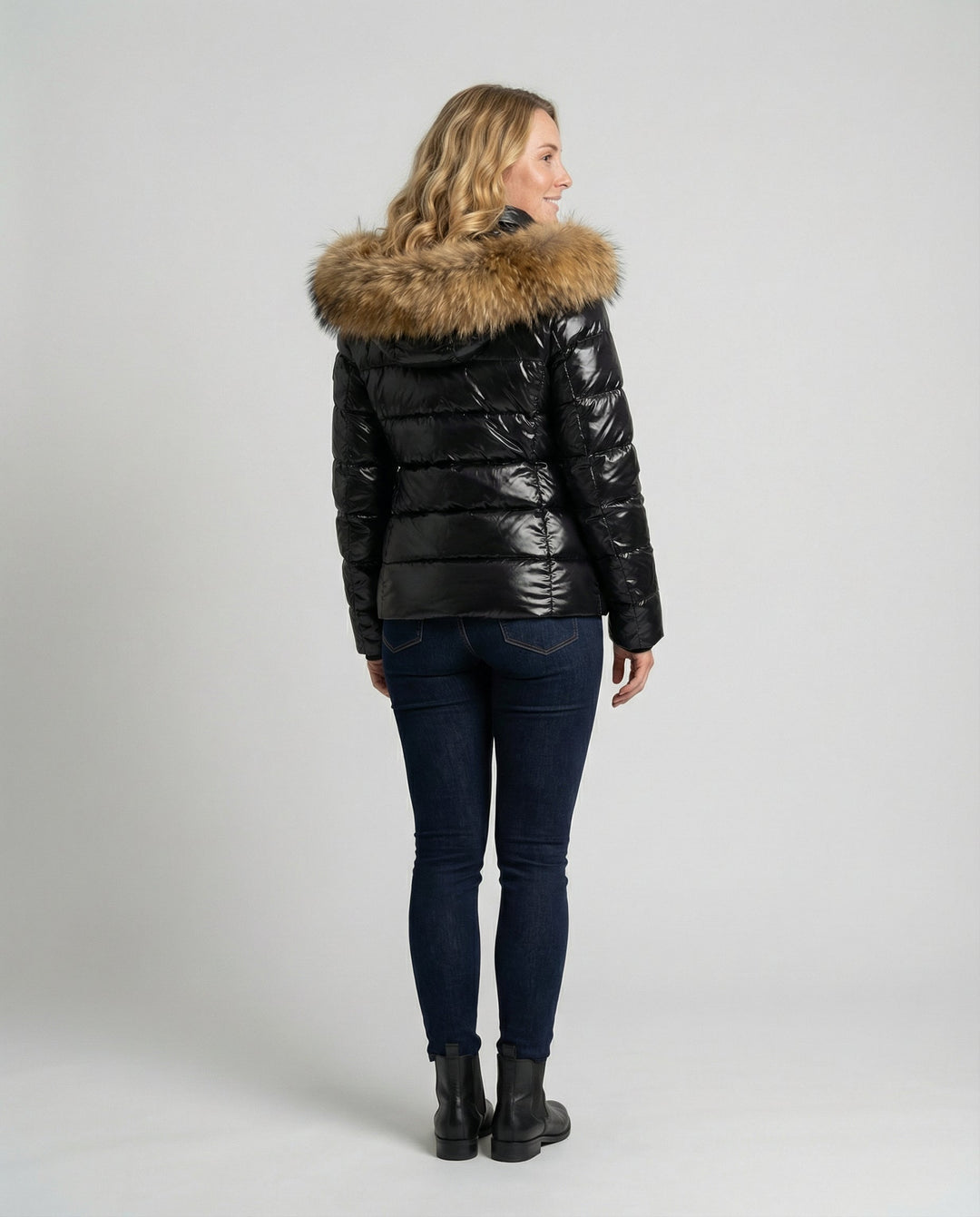 Black women's winter jacket